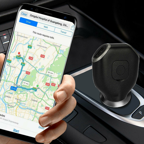 Φορητή GPS Συσκευή Για Αυτοκίνητο — Παρακολούθηση Σε Πραγματικό Χρόνο