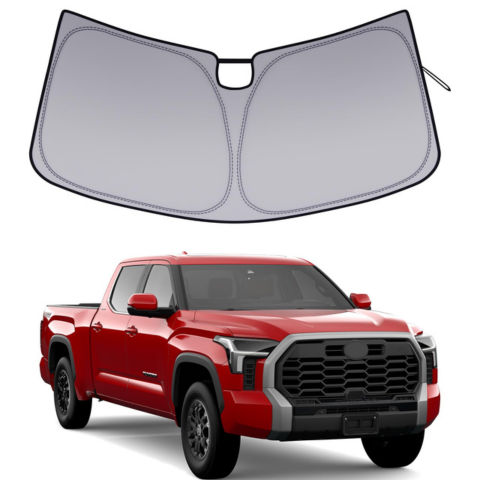 Vouwbare Zonnescherm Voor Voorruit — Vermindering Van Warmte En Gemakkelijke Installatie