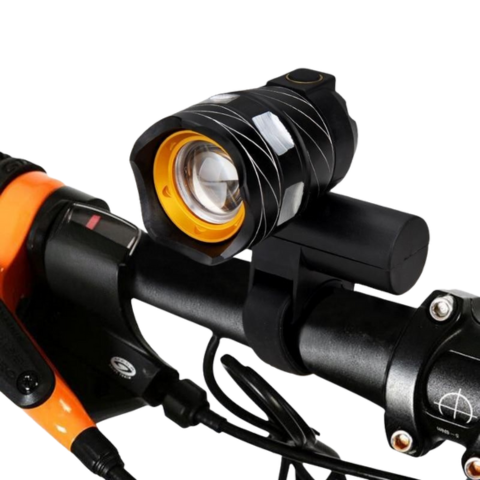 פנס קדמי לאופניים LED — אור חזק ועמיד במים