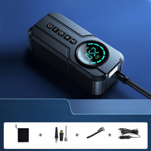 Compresor de Aire Portátil – Pantalla LED de Alta Precisión