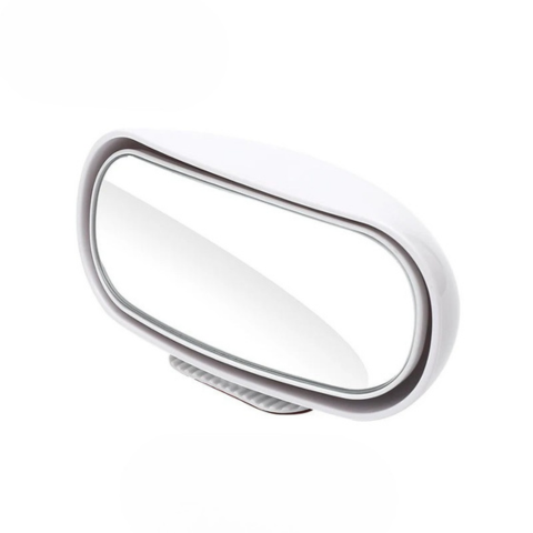 追加車のバックミラー — 広い視界と安全性の向上