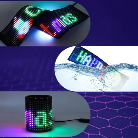Προγραμματιζόμενη LED Πινακίδα Για Αυτοκίνητο — Επικοινωνία & Σύγχρονο Στυλ