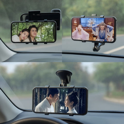 תמיכה לטלפון לרכב — מתכוונן וחיבור יציב