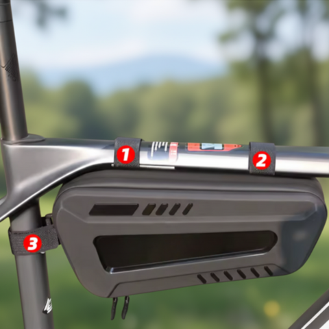 Stiv Vanntett Styreveske — Praktisk Oppbevaring For Sykkel