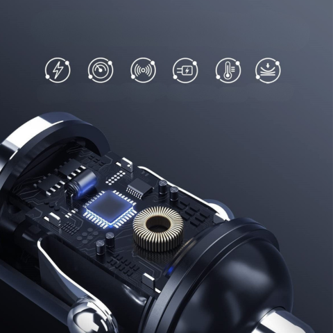 Kompaktná auto nabíjačka – Rýchle nabíjanie