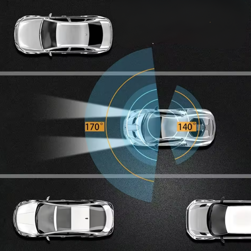 Dashcam Double Full HD Auto - Noční vidění + Vnitřní kamera