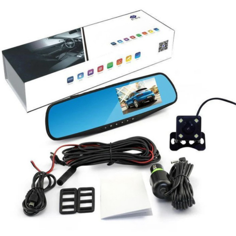 デュアルレンズダッシュカメラ-連続モニタリング&ワイドアングル