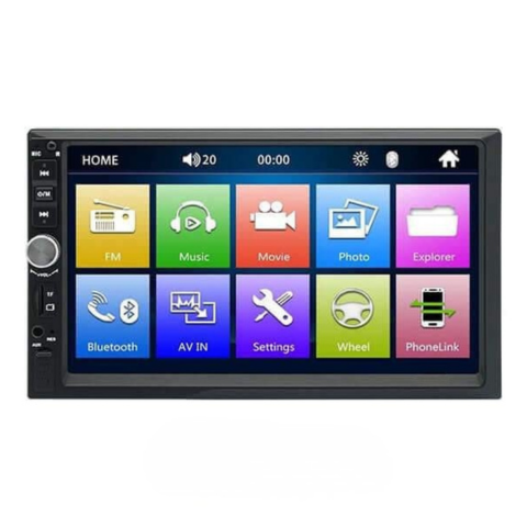Multimedia Systeem Auto — Dubbele Din Scherm & HD Video Afspelen