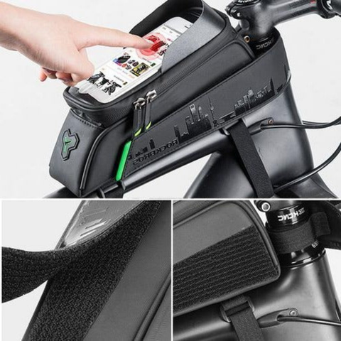 Waterdichte Fiets Tas – Telefoonhouder En Praktische Opslag 