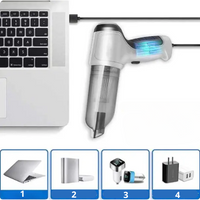 Aspirapolvere Portatile Senza Filo Auto – Potente, Leggero & Ricaricabile USB 