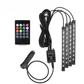 Strisce LED interne con sincronizzazione sonora 