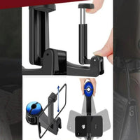 תמיכה בטלפון ובתיק עבור משענת ראש – 2-ב-1 פרקטי 