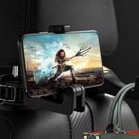 תמיכה בטלפון ובתיק עבור משענת ראש – 2-ב-1 פרקטי 