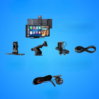 Multifunktionel Bilskærm – Tilbagekamera Support og Stemmestyring 