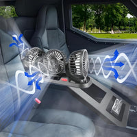 Mini Wentylator Trójgłowicowy – Optymalne Orzeźwienie w Samochodzie 