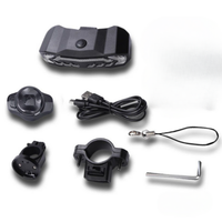 Multifunkčné zadné svetlo na bicykel - smerové svetlo, brzda a alarm