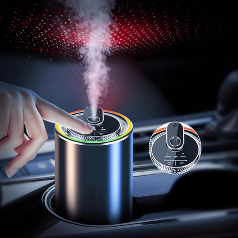 Lichtgevende Geurverspreider Voor Auto — Luchtreiniger & LED Sfeer 