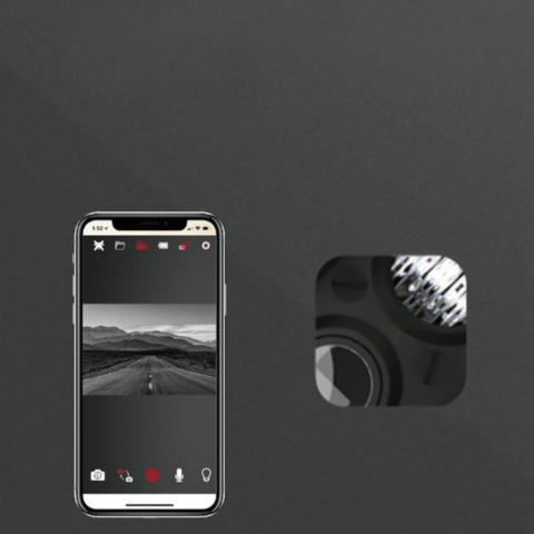 Smart Foran Lampe – Integreret Kamera Og Mobilkontrol 