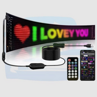 Pannello LED Auto – Testo e Motivi Personalizzati 