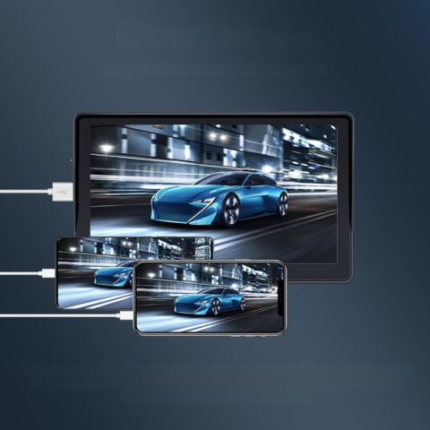 Inteligentny ekran auto – Nawigacja, Muzyka i Kamera 