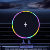 Auto-Telefonhalter – Kabelloses Laden und LED-Beleuchtung 