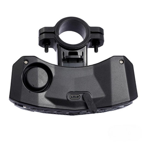 Multifunkčné zadné svetlo na bicykel - smerové svetlo, brzda a alarm