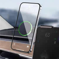 Phone Support For Tesla — Magnetic Mount And Wireless Charging 
