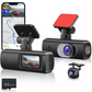 Dashcam Dublu Obiectiv – Supraveghere Totală și Conexiune WiFi 