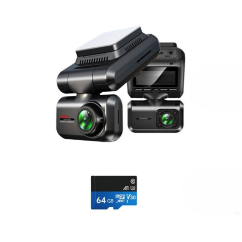 Dashcam Auto Ultra HD — Dubbele en Drievoudige Beveiligingscamera 