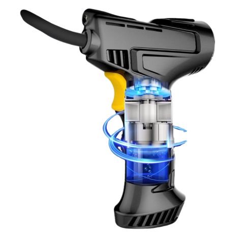 Tragbarer Luftkompressor — Intelligenter Luftpump mit LCD-Bildschirm 