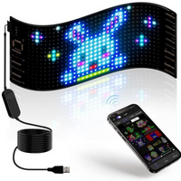 Pannello LED Auto – Testo e Motivi Personalizzati 