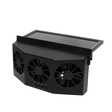 車用ソーラー扇風機 – 夏に最適 
