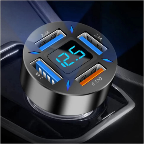 Universal Cigarette Lighter Charger and Multi-USB 