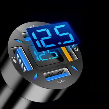 Universal Cigarette Lighter Charger and Multi-USB 
