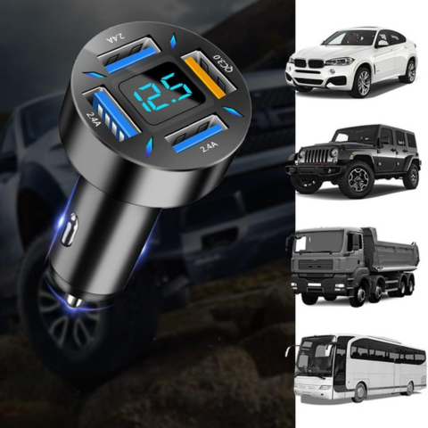 Universal Cigarette Lighter Charger and Multi-USB 