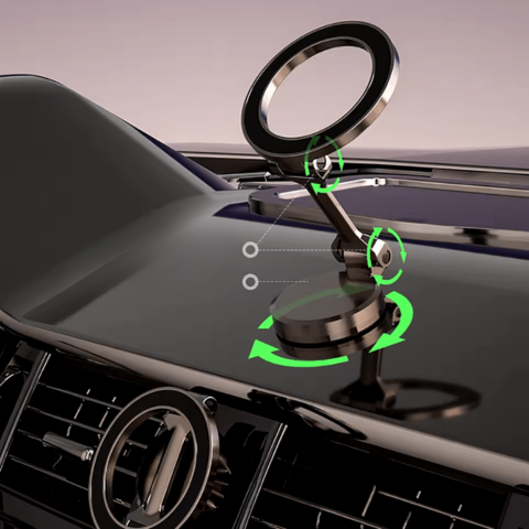 車用360°マグネット電話サポート - 超安定固定 