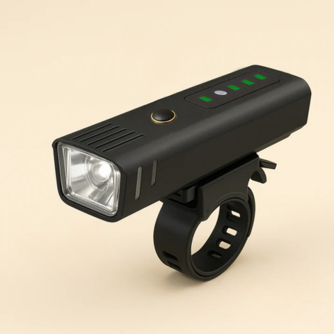 Luz delantera para bicicleta de 250 lúmenes: mayor visibilidad y seguridad nocturna