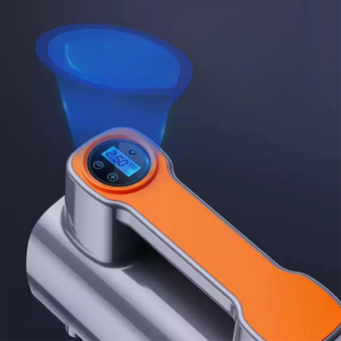 Hordozható légkompresszor - digitális kijelző és állítható nyomás