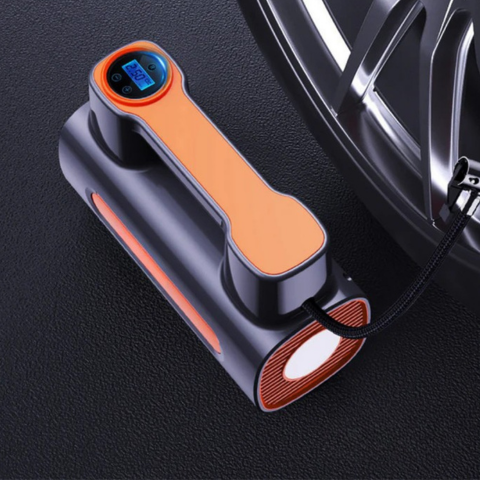 Compresor de aer portabil - afișaj digital și presiune reglabilă