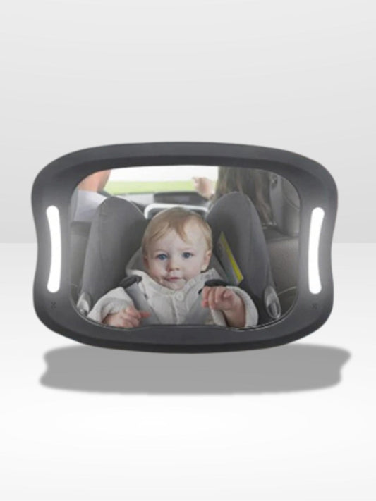 Overvåkingsspeil for Baby — Innebygd Belysning for Klart Syn om Natten 