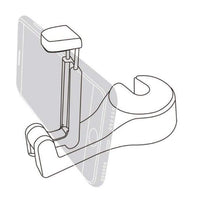 תמיכה בטלפון ובתיק עבור משענת ראש – 2-ב-1 פרקטי 