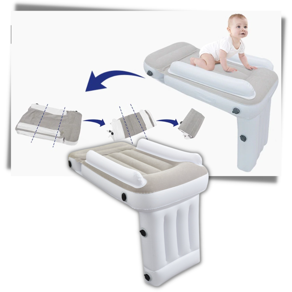 Opblaasbaar kinderbed - Reiscomfort & Snelle Installatie