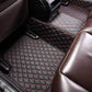 Alfombrillas de Coche Impermeables – Estilo Deportivo Negro y Rojo 